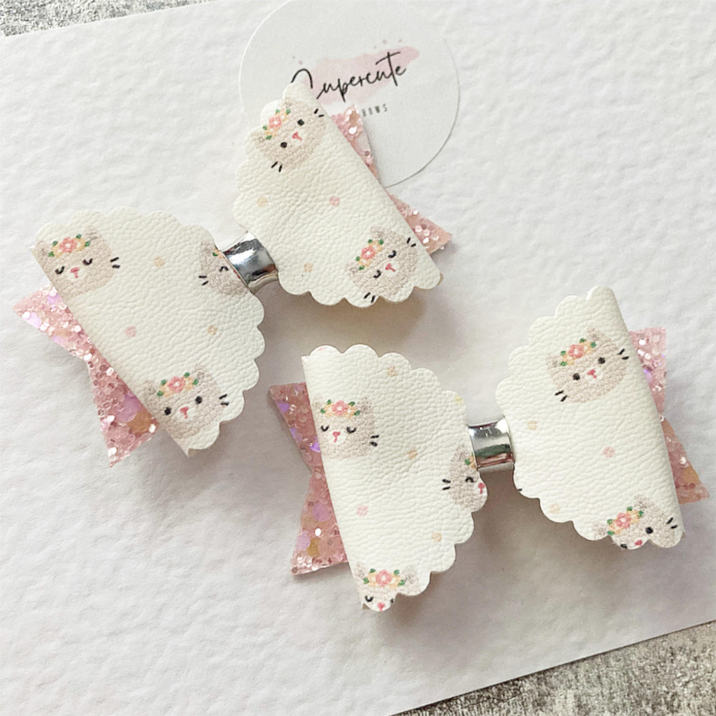 Little Kitty Mini Pigtail Bows