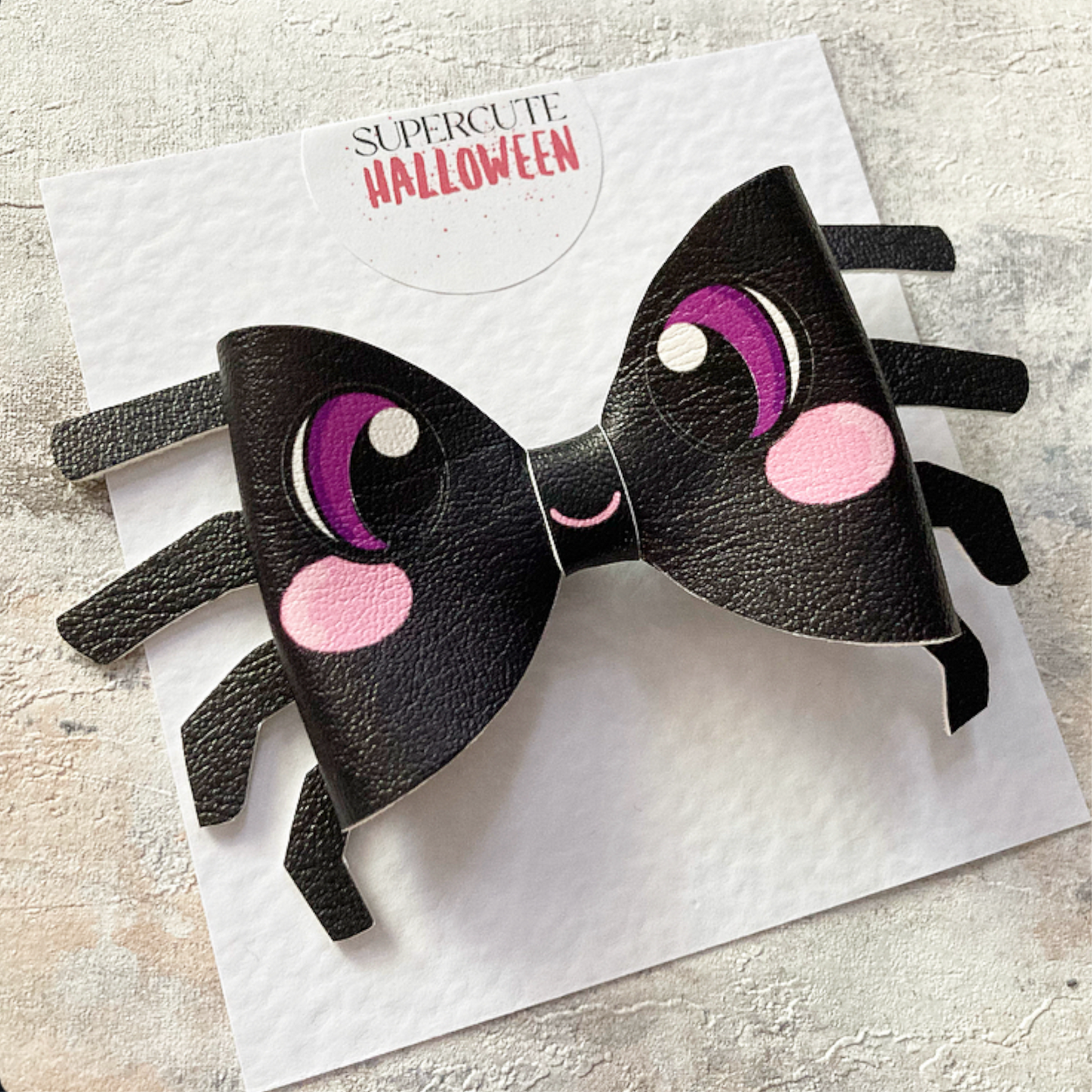 Sienna Spider Halloween Hair Bow